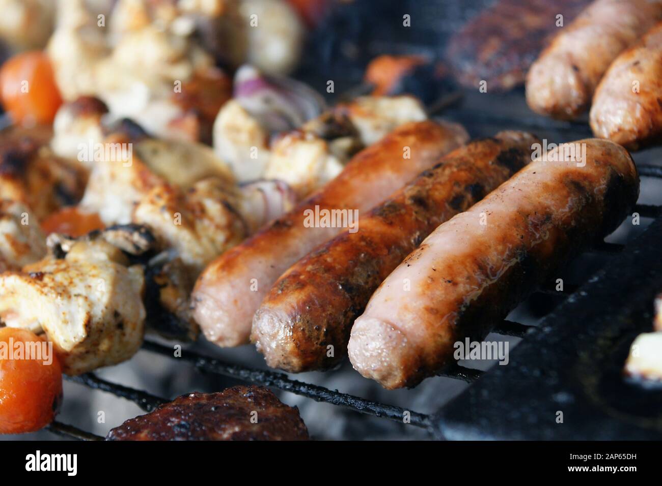 outdoor cooking, Australian Barbecue, Australia Day barbeque Stock