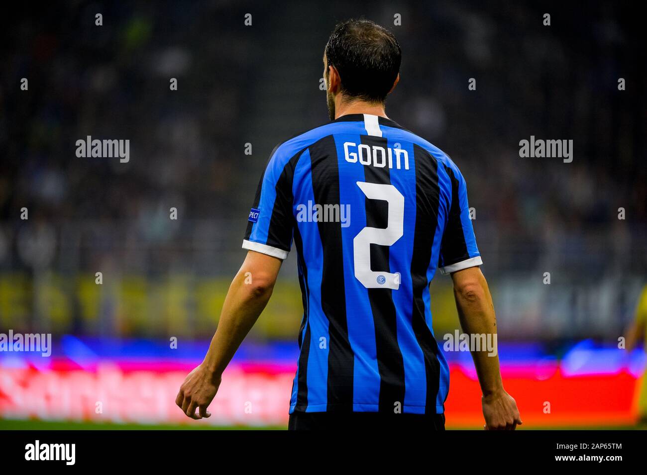 Milan Oct 23 2019 Diego Godin 2 Fc Inter Borussia Dortmund Champions League Stadio San Siro Stock Photo Alamy