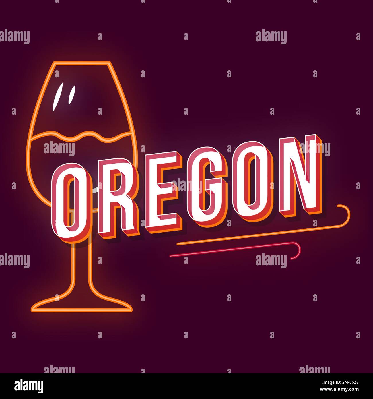 Oregon Vintage 3d Vector Lettering Retro Bold Font Typeface Pop