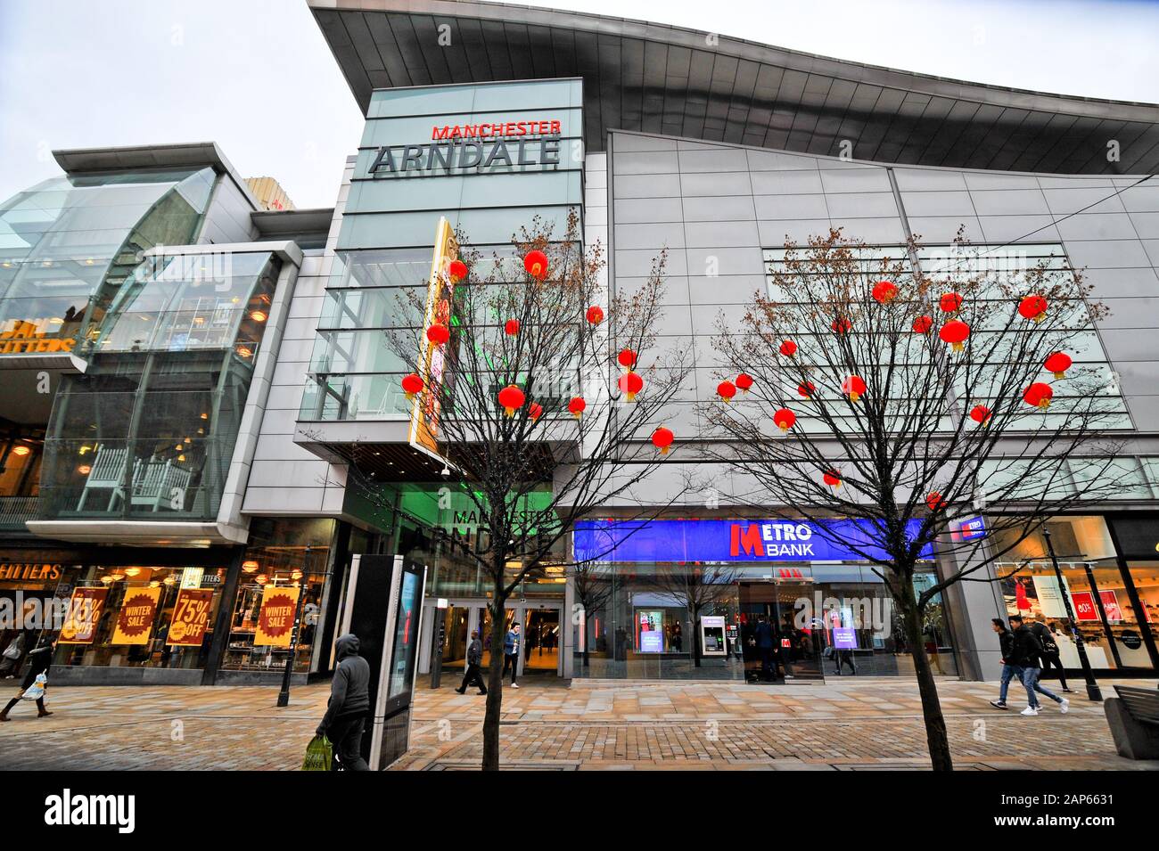 Manchester city centre Stock Photo - Alamy