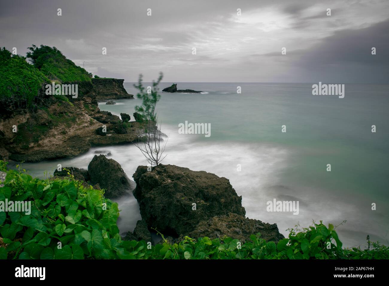 Tobago, a remote, caribbean island Stock Photo