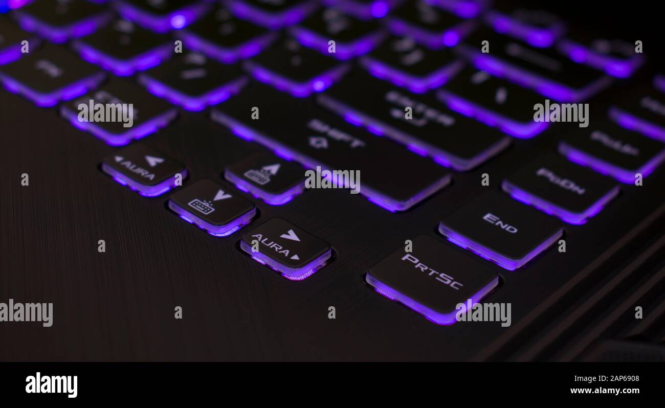 A computer keyboard is a typewriterstyle device which uses an