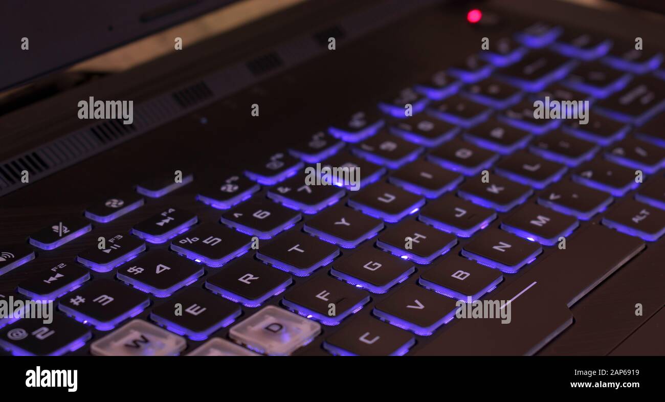 A computer keyboard is a typewriterstyle device which uses an