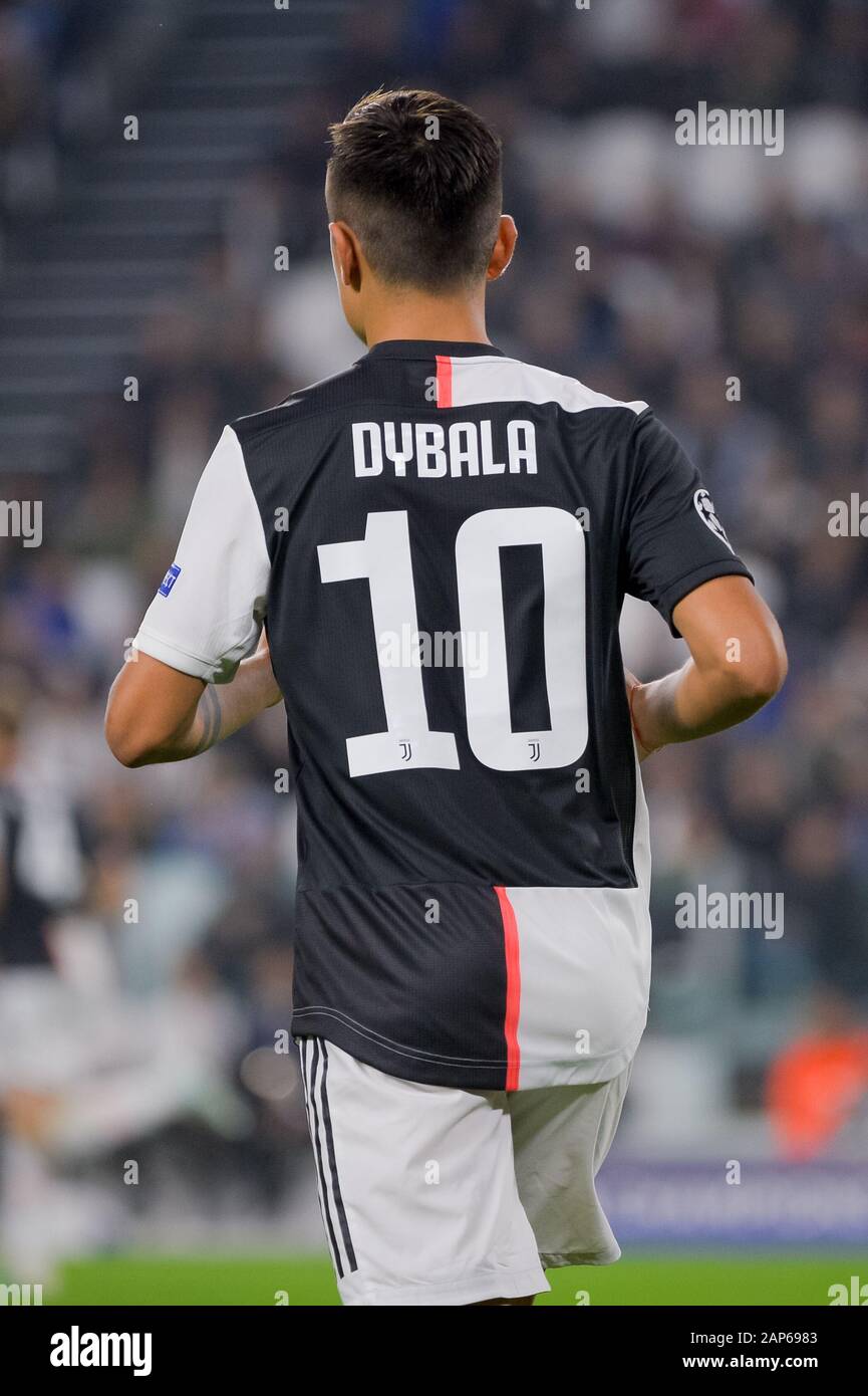 Turin - Oct 22, 2019: Paulo Dybala 10. Juventus - Lokomotiv Moscow. UEFA  Champions League. Mathcday 3. Allianz Stadium Stock Photo - Alamy