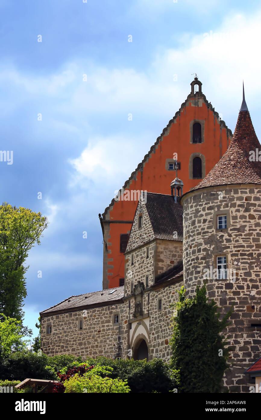 Obersontheim is a worth seeing city in Germany Stock Photo