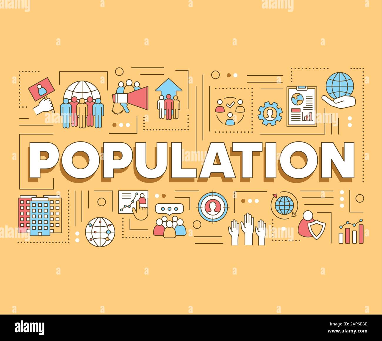 population-word-concepts-banner-presentation-website-planet