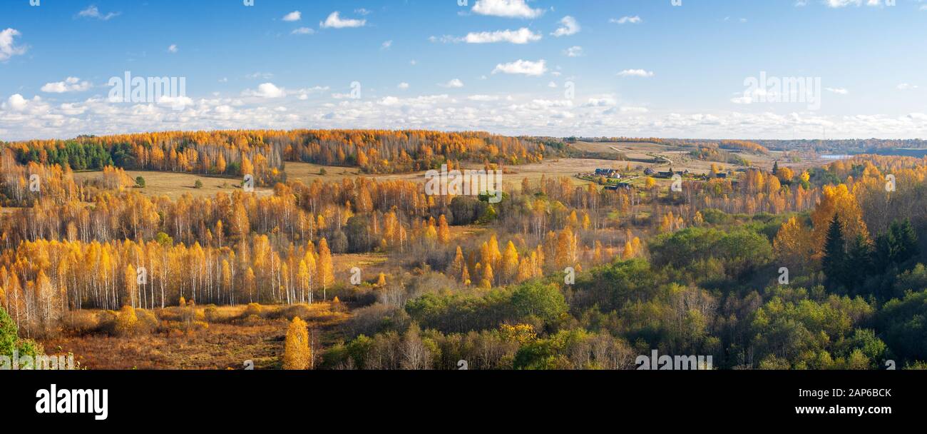 Beautiful panorama sky forest hi-res stock photography and images - Alamy