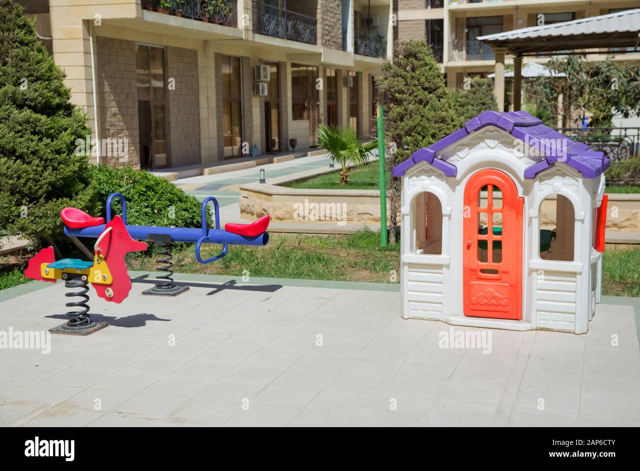 kids plastic seesaw