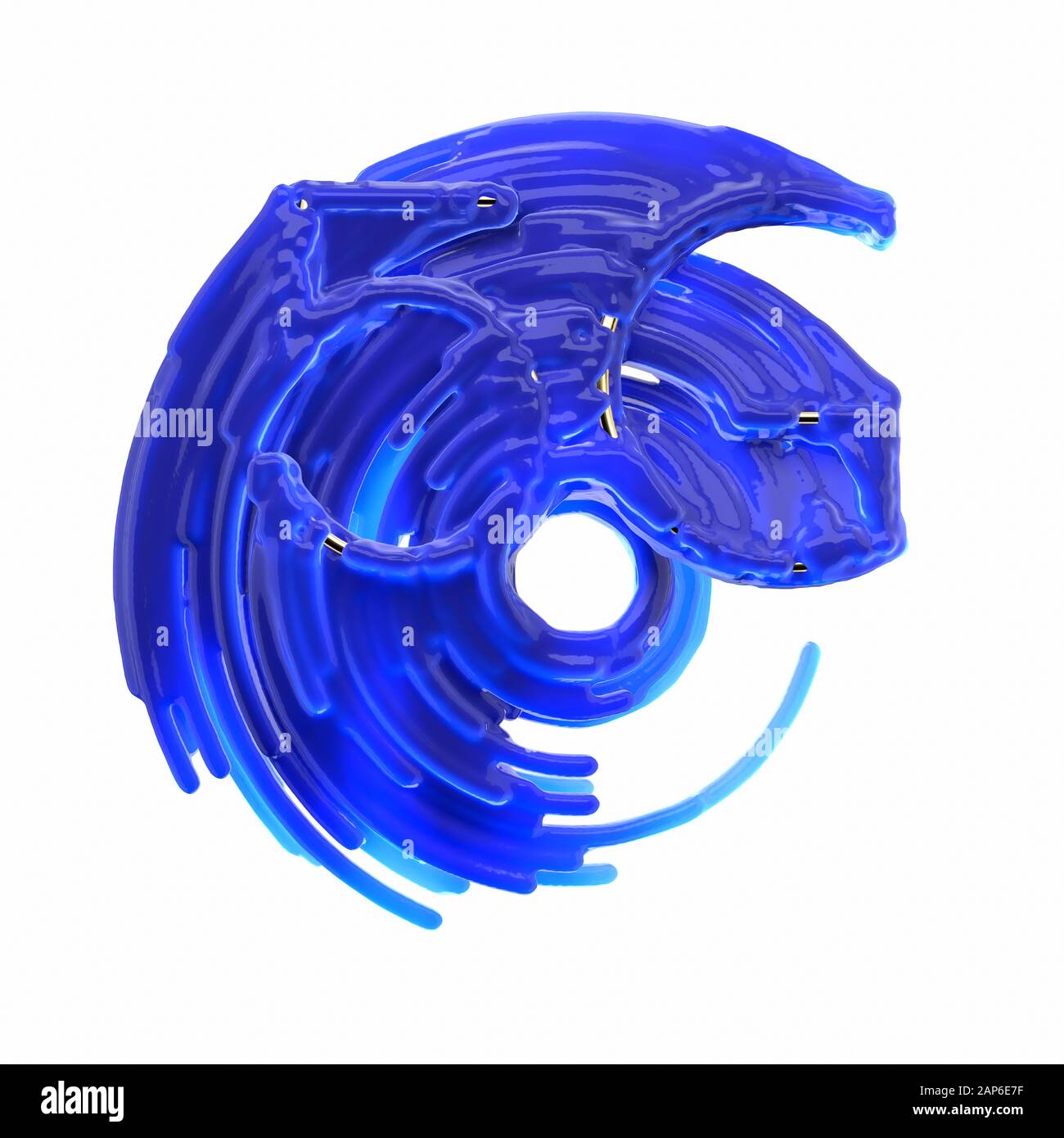 Conceptual image of 5g lettering made by Gold and circular radial radar ...