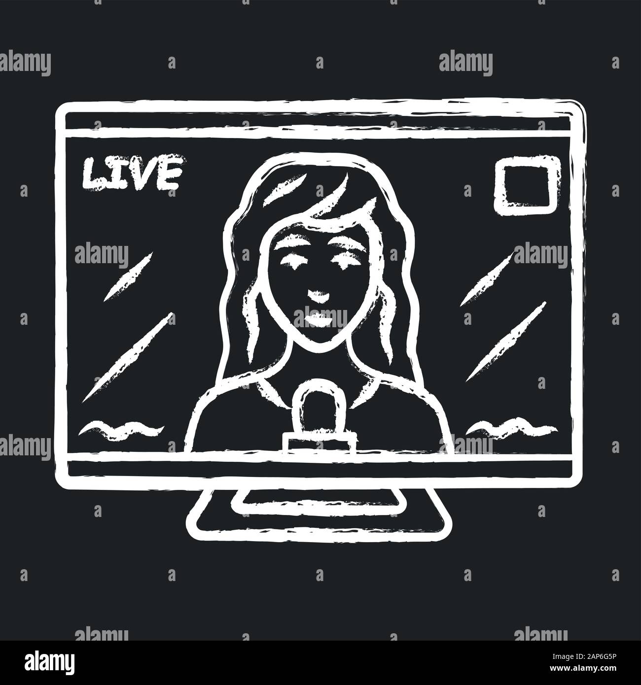 Newscast screen Black and White Stock Photos & Images - Alamy