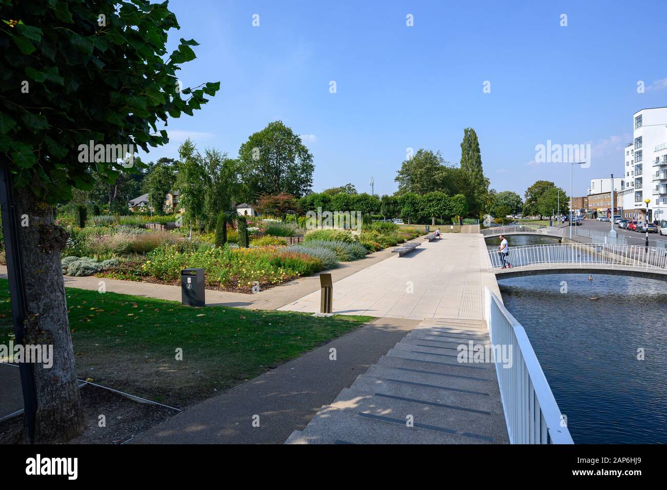 Water Gardens, Hemel Hempstead Stock Photo Alamy