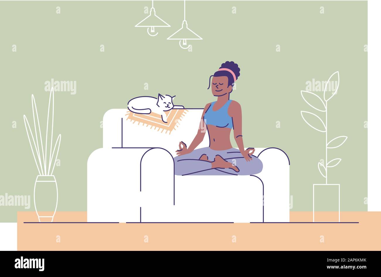 Cartoon Sleeping Woman Stock Photos Cartoon Sleeping Woman Stock