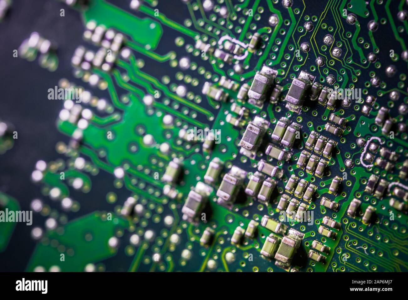 Circuit board. Electronic computer hardware technology. Motherboard digital  chip. Tech science background. Integrated communication processor. SMD  Stock Photo - Alamy