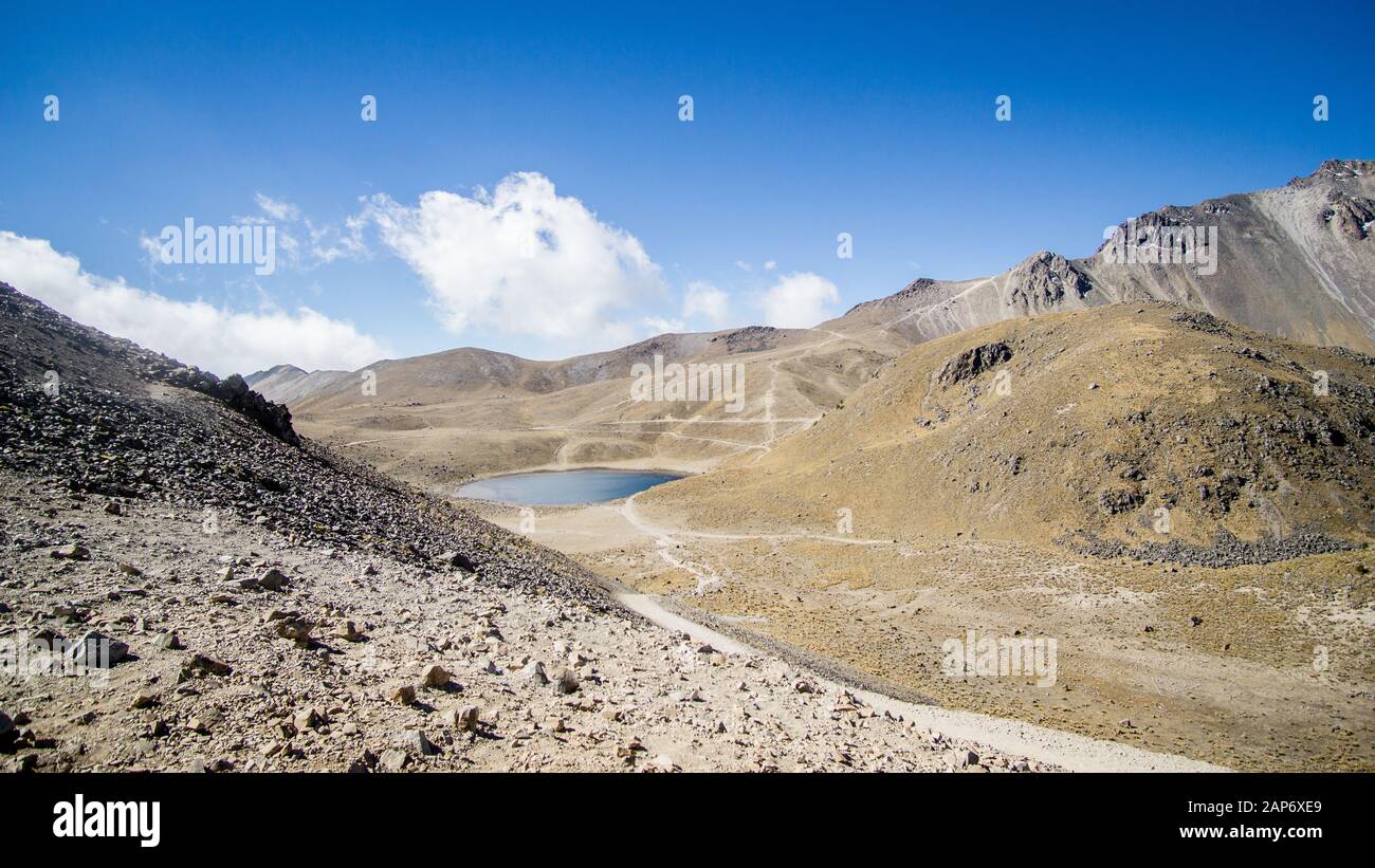 Lago de la Luna, Nevado de Toluca, Mexico Stock Photo