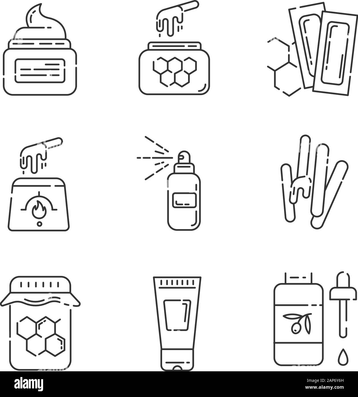 Cold wax strips hires stock photography and images Alamy