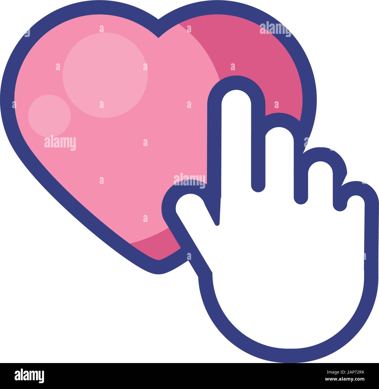 Heart And Hand Design Of Love Passion Romantic Valentines Day