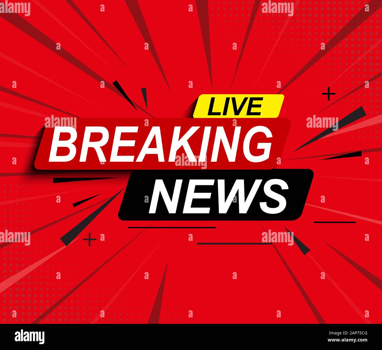 Live Breaking News Abstract Background Vector Illustration Stock Vector Image Art Alamy