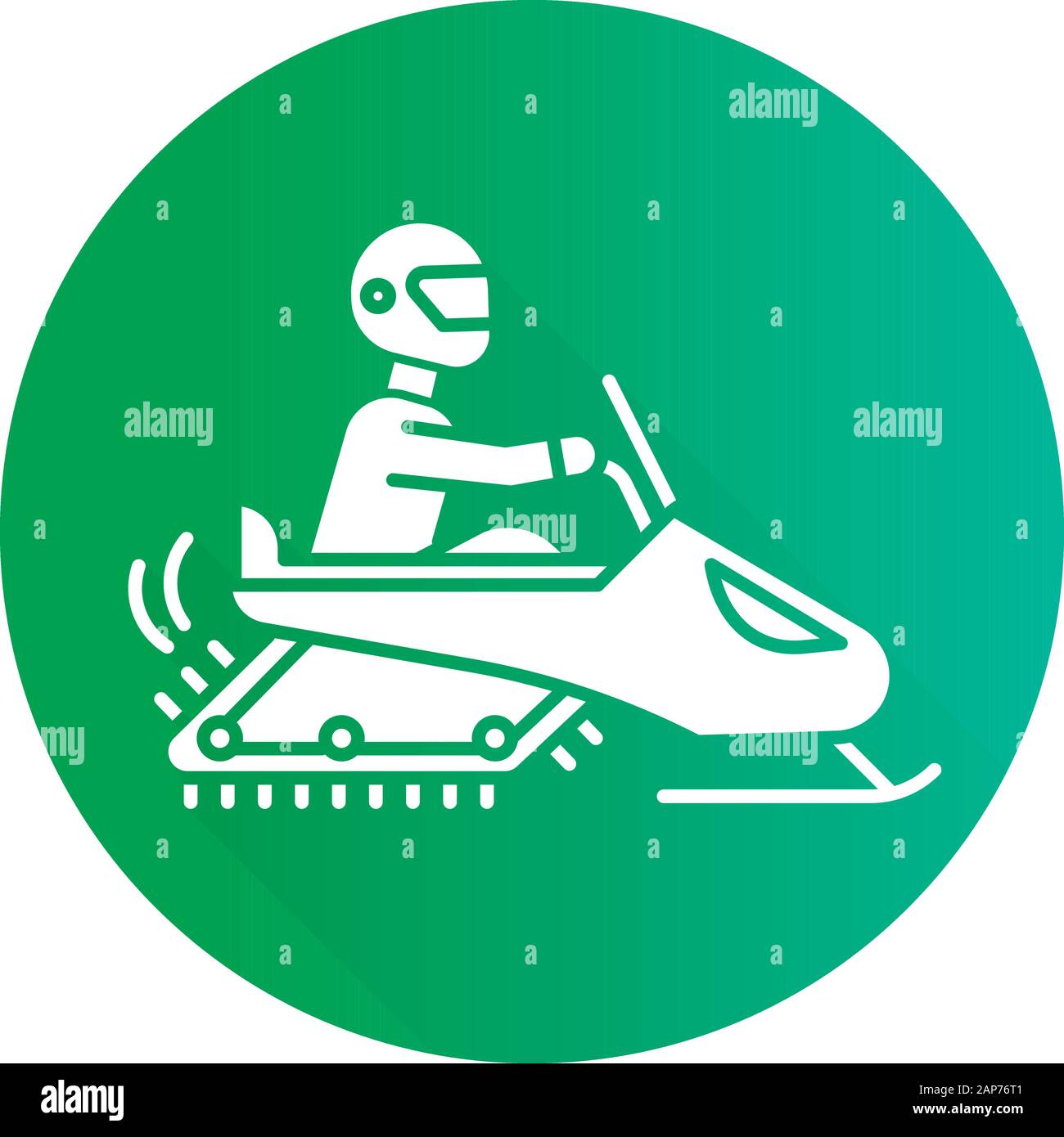 Green snowmobile Stock Vector Images - Alamy