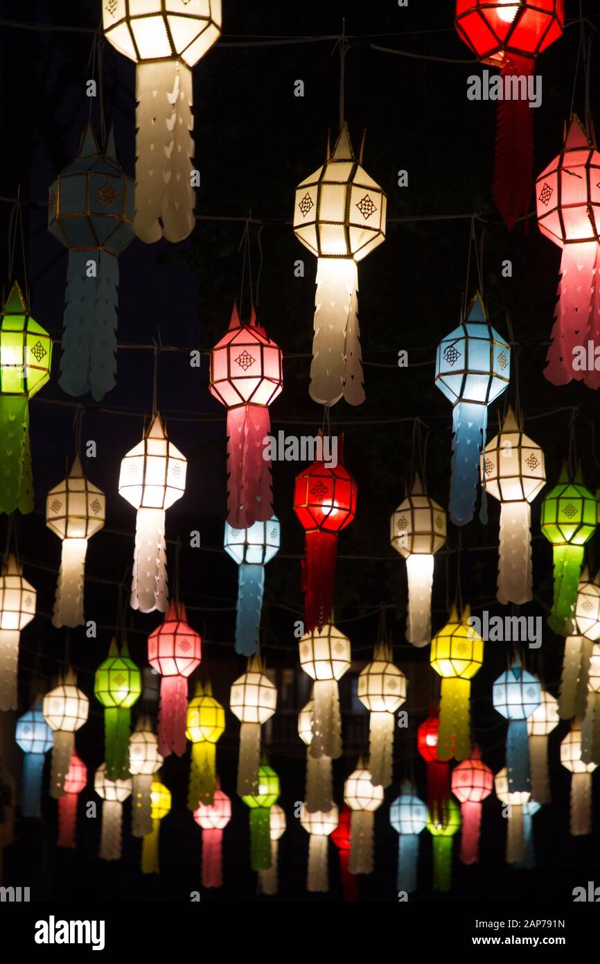 Lanterns thailand hi-res stock photography and images - Alamy