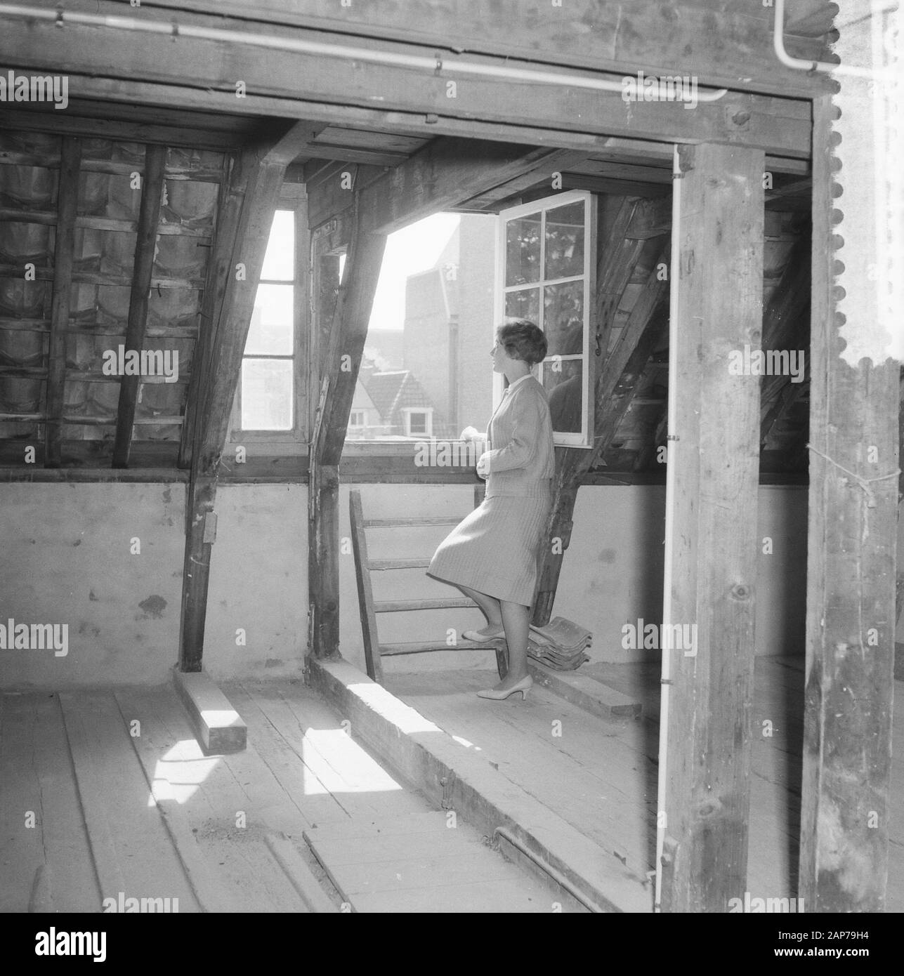 Reopening of the restored Anne Frankhuis Description The large attic