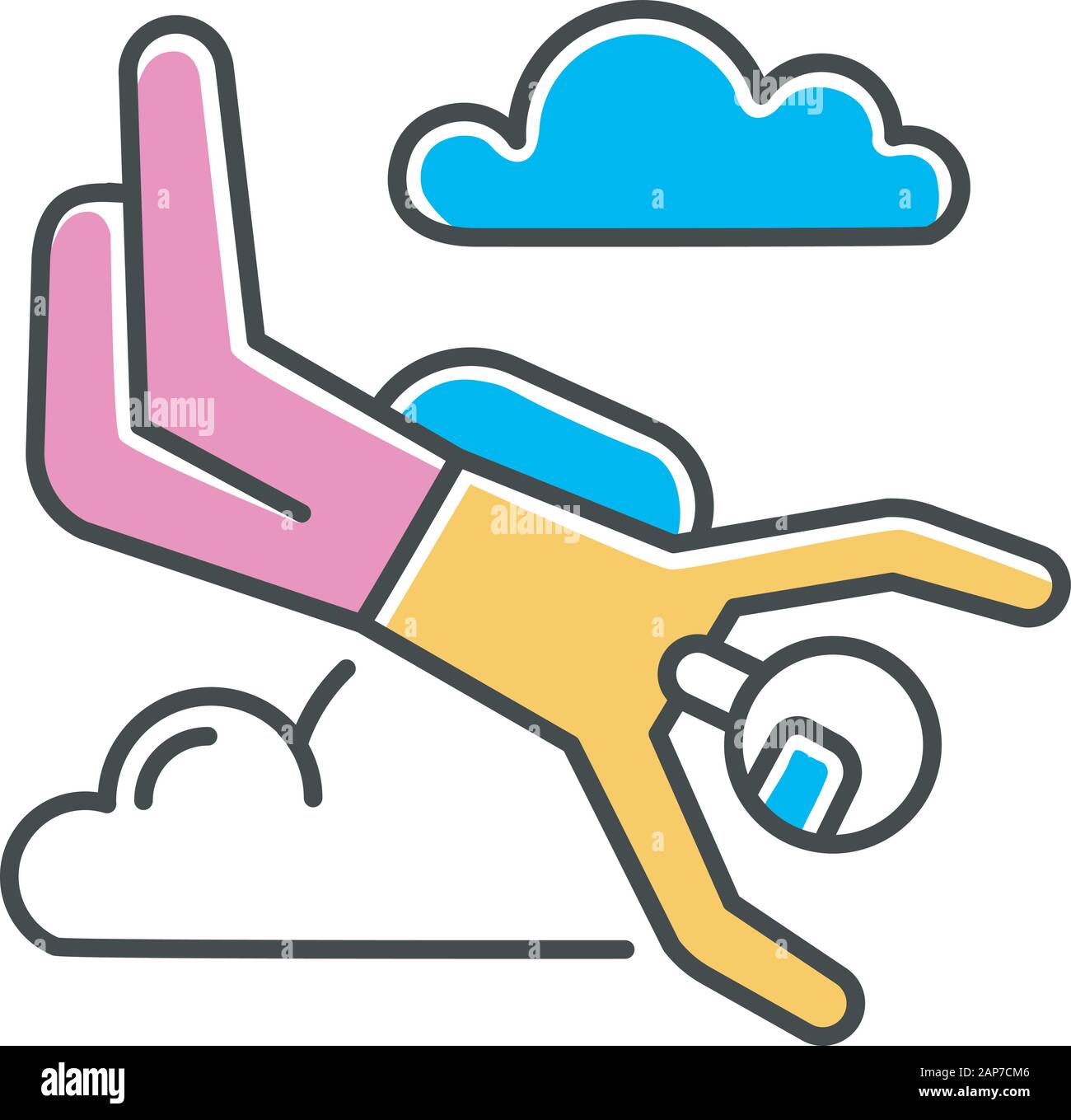Freefall cartoon hi-res stock photography and images - Alamy