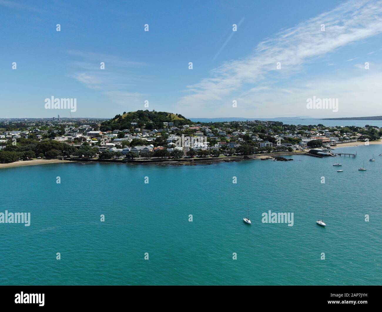 Devonport, Auckland / New Zealand December 30, 2019 The Victorian Style Seaside Village of