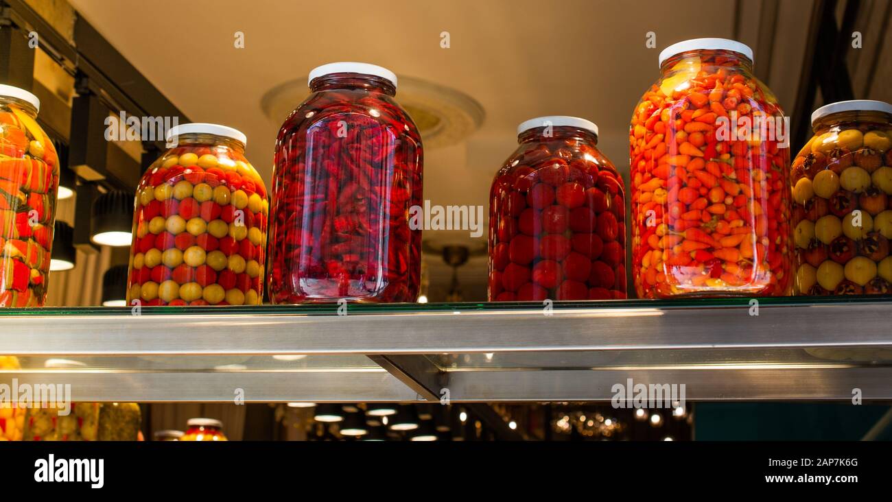 Pickled fermented vegetables for longterm storage Stock Photo Alamy