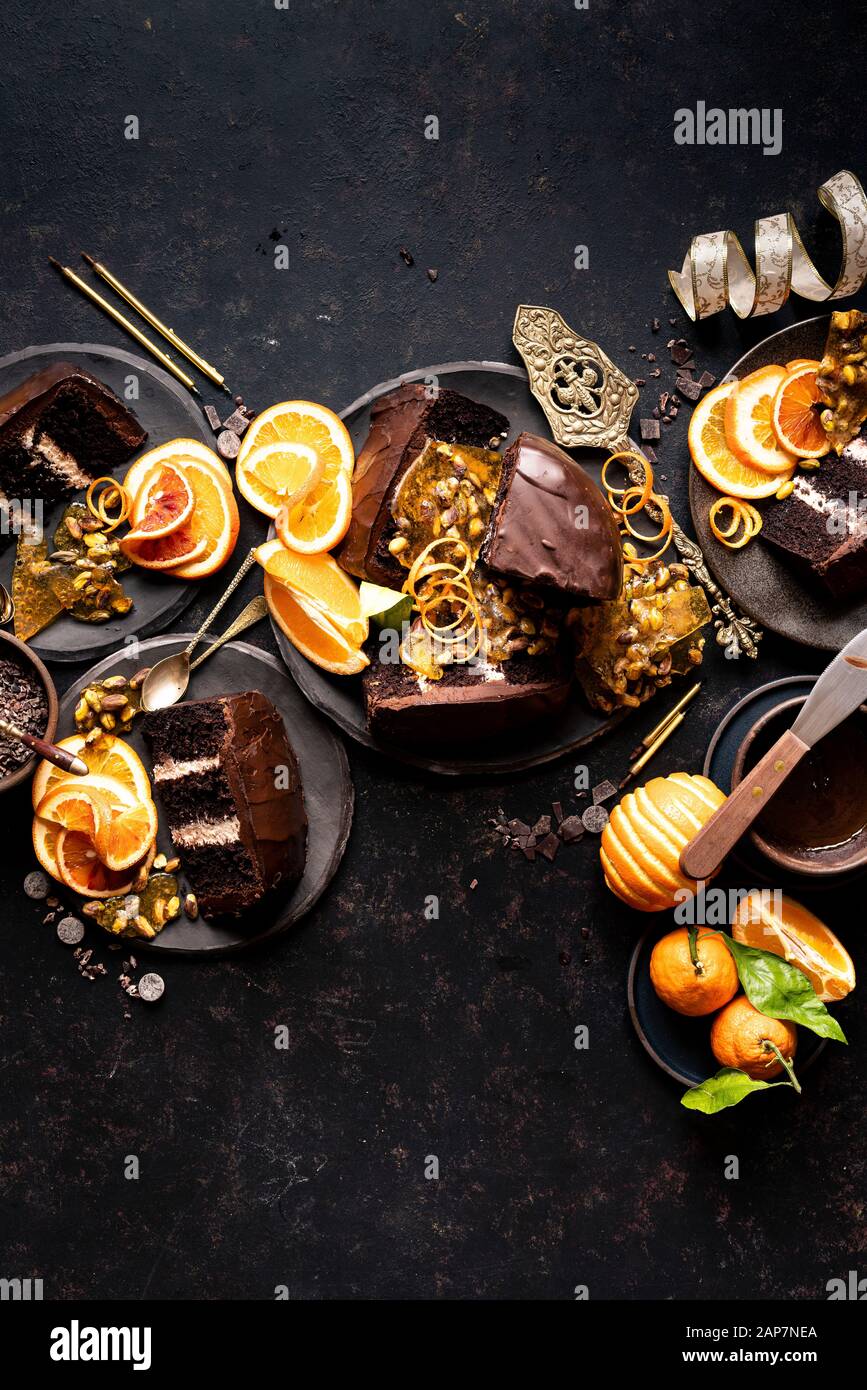 An Epic Glutenfree Chocolate Cake with ricotta cheese filling