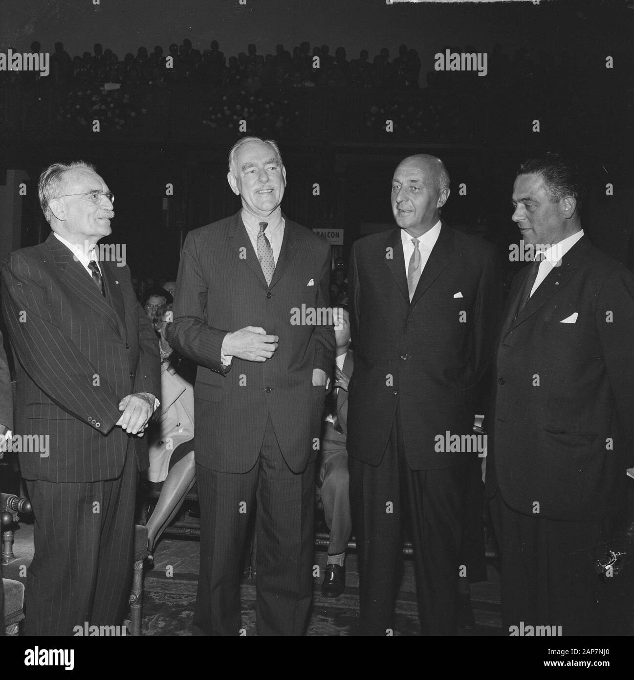 The European Movement In The Netherlands W Drees Dean Acheson Dr S Mansholt And Prime Minister Marijnen Date September 18 1963 Personal Name Acheson Dean Drees Willem Mansholt Sicco Stock Photo Alamy