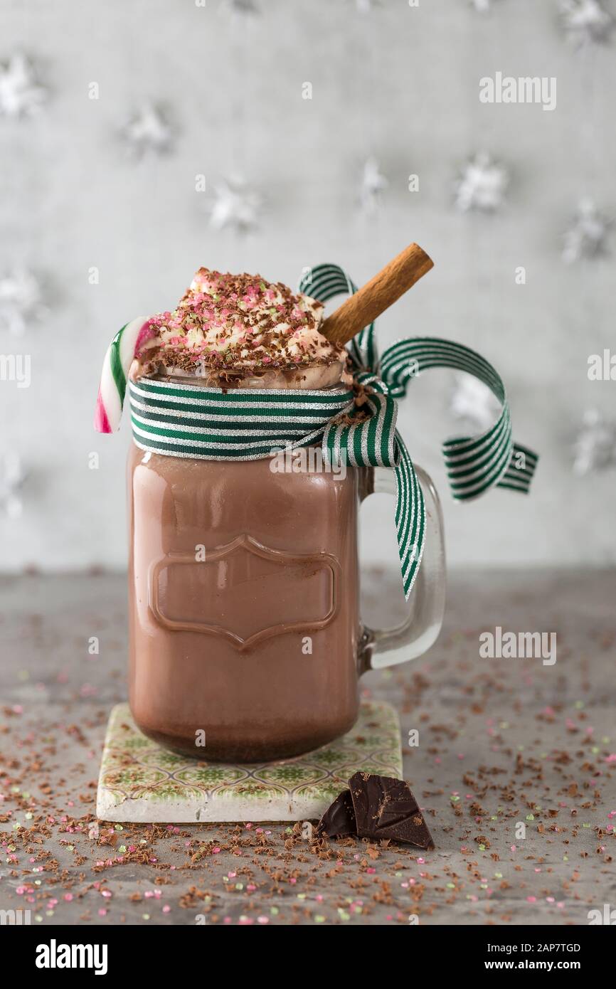 Christmas Hot Chocolate Stock Photo