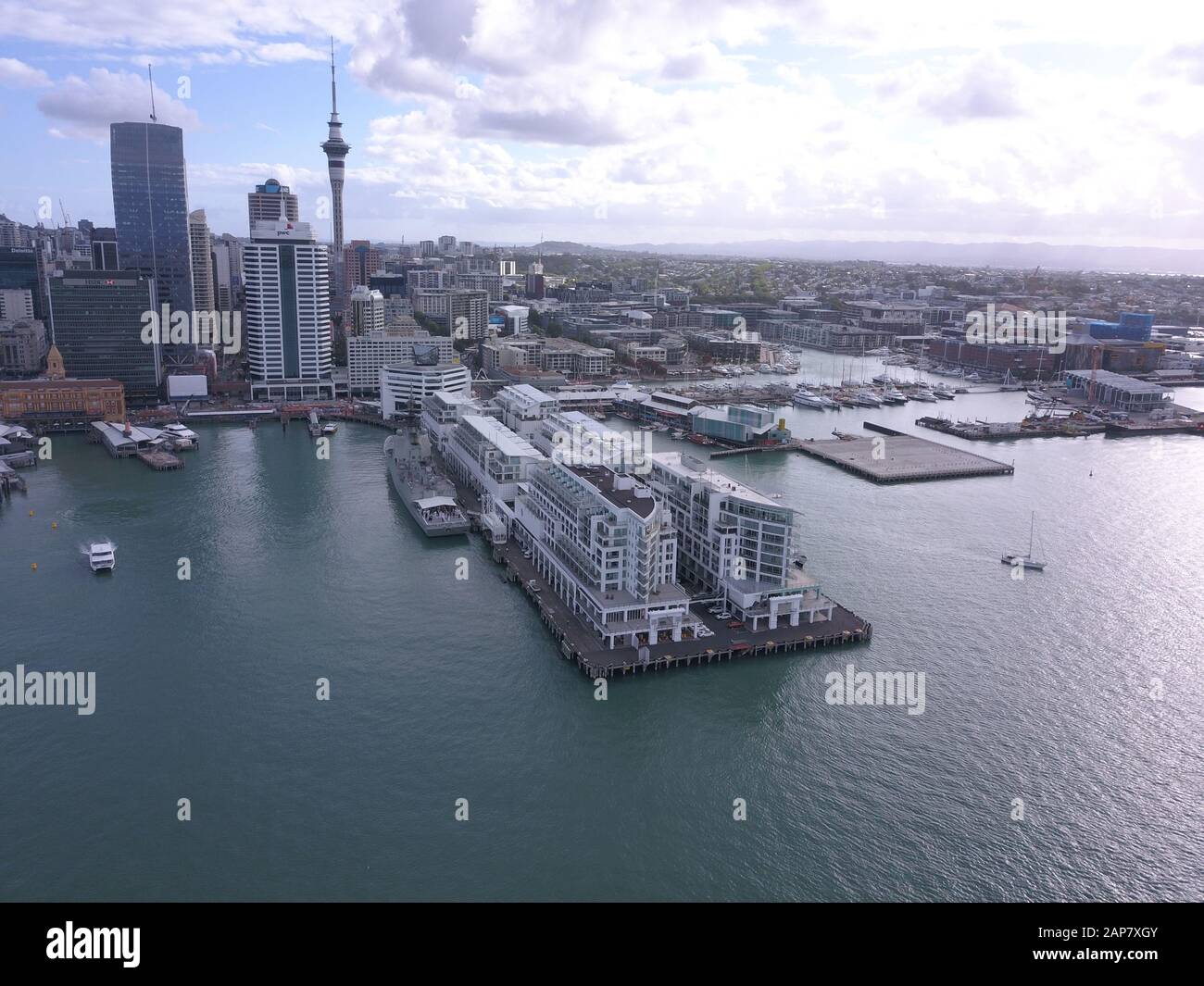 Viaduct Harbour, Auckland / New Zealand - December 29, 2019: The ...