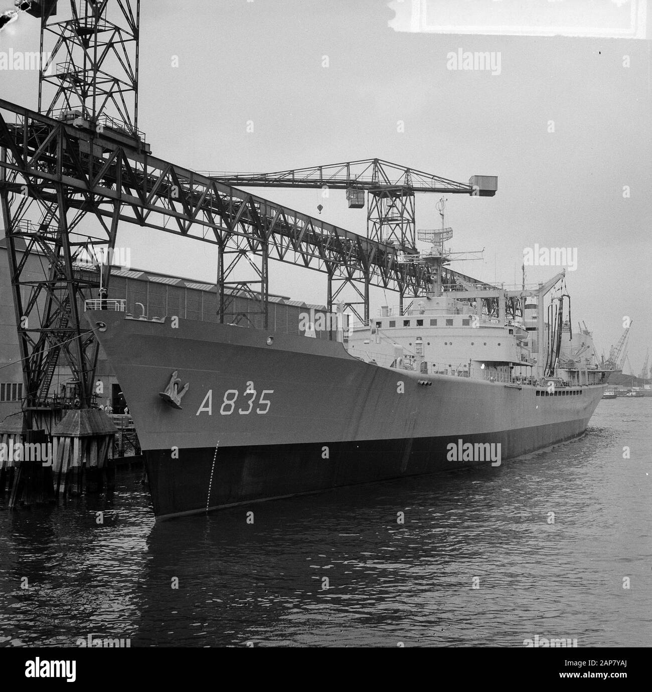 Supply ship for the Royal Navy the North Star at the jetty of the RDM
