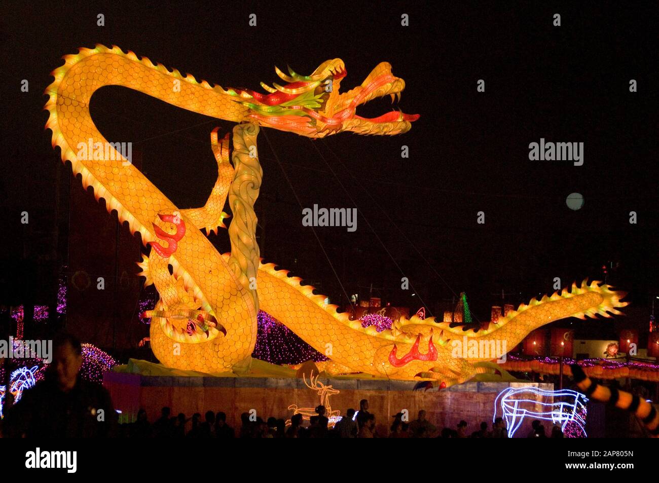 Lantern Festival at Chiayi, Taiwan, marks the culmination of Lunar New
