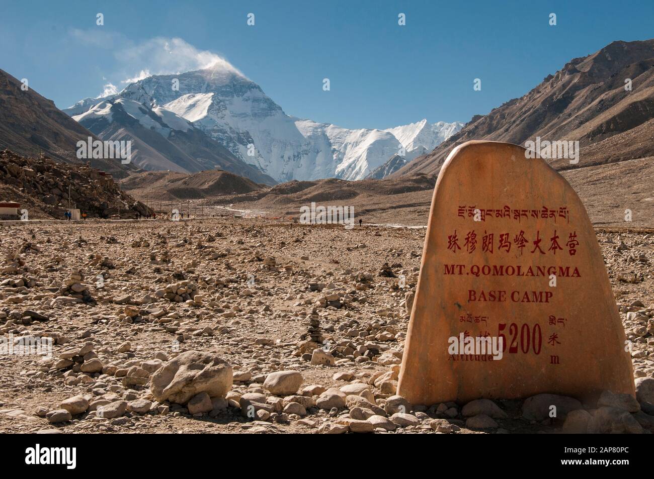 Everest Base Camp, western Tibet, China Stock Photo - Alamy