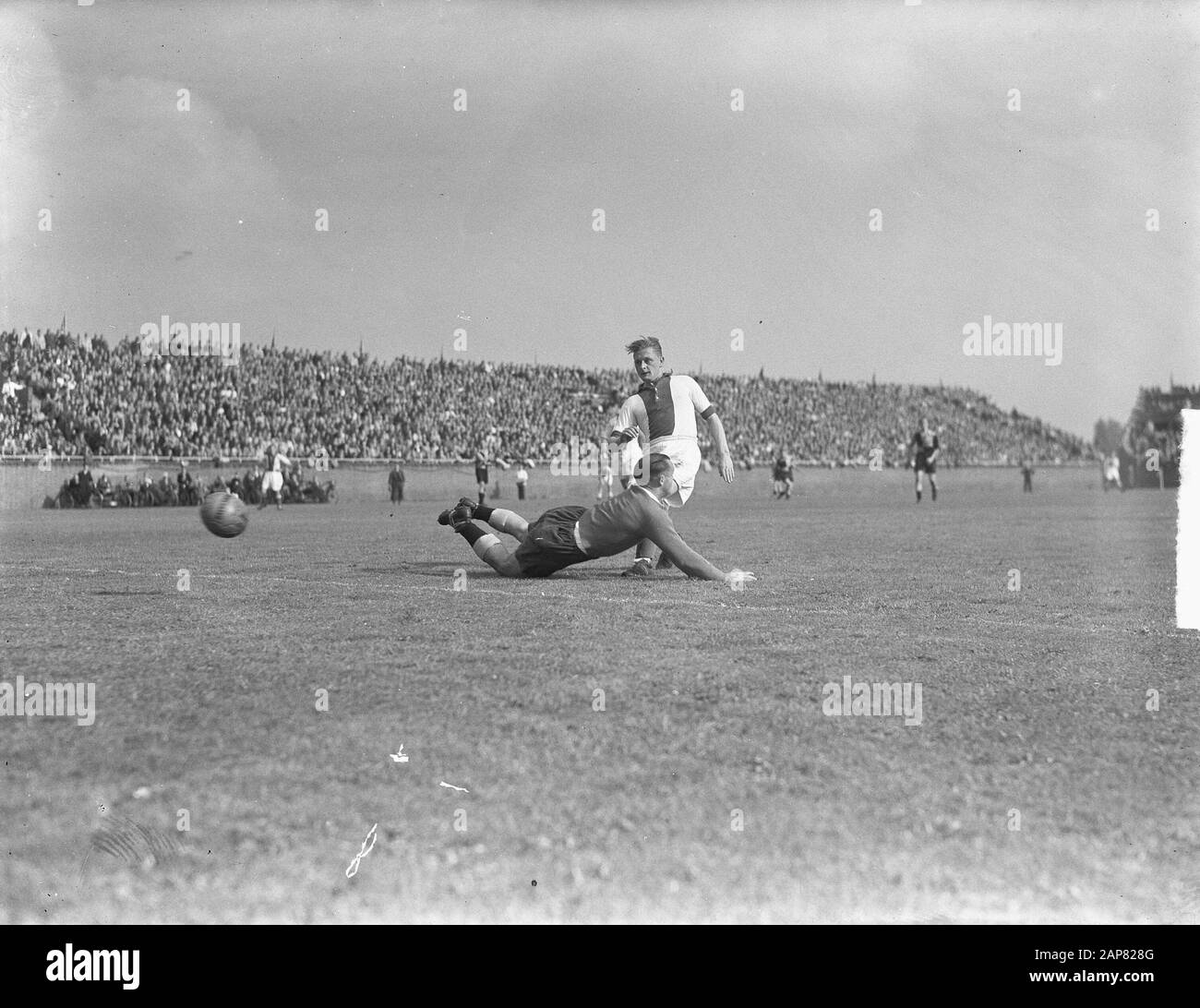 Ajax-Gooi 3-0 Date: 2 October 1949 Keywords: sport, football Stock Photo