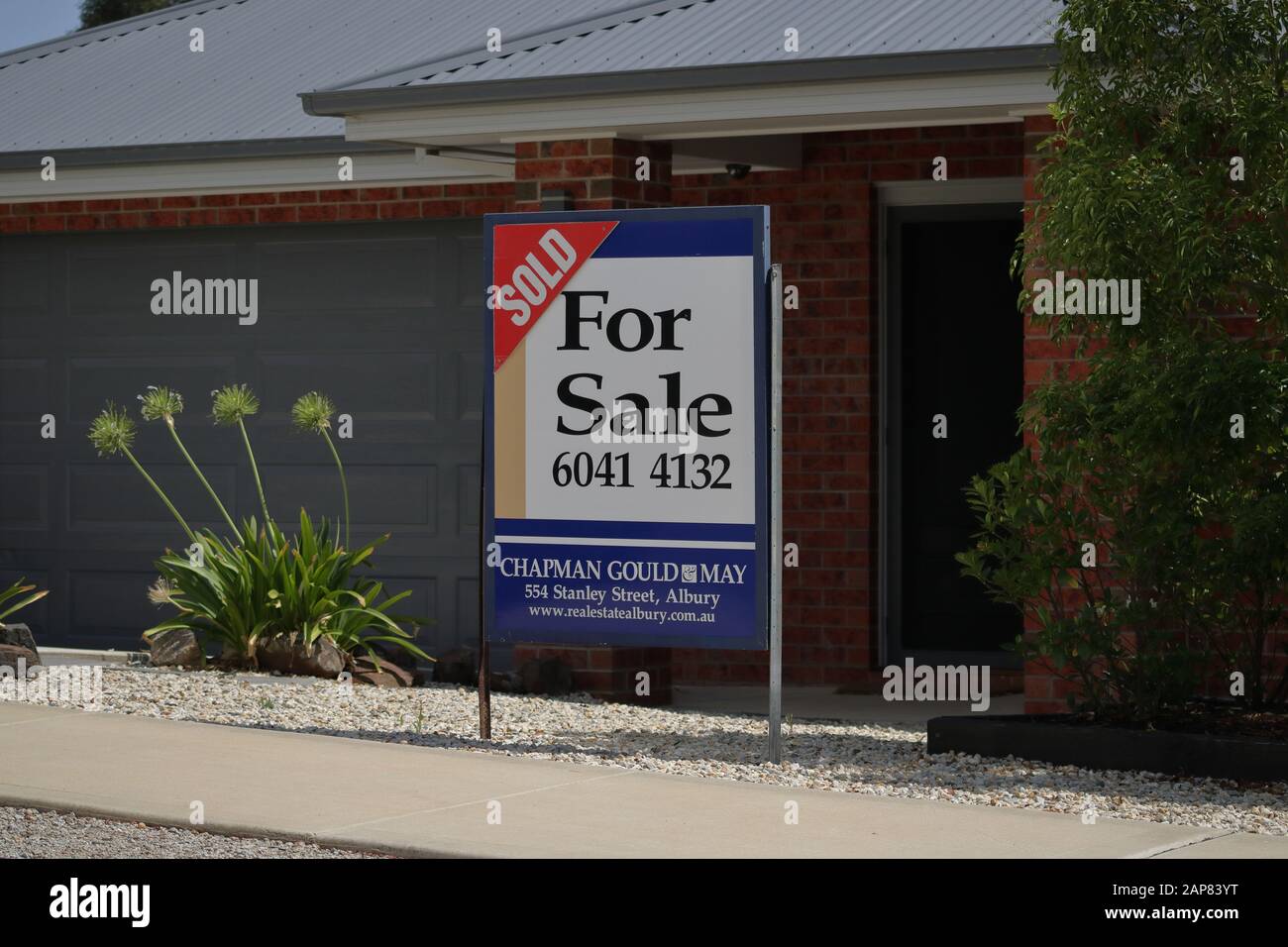 Australian “For sale” signs Stock Photo - Alamy