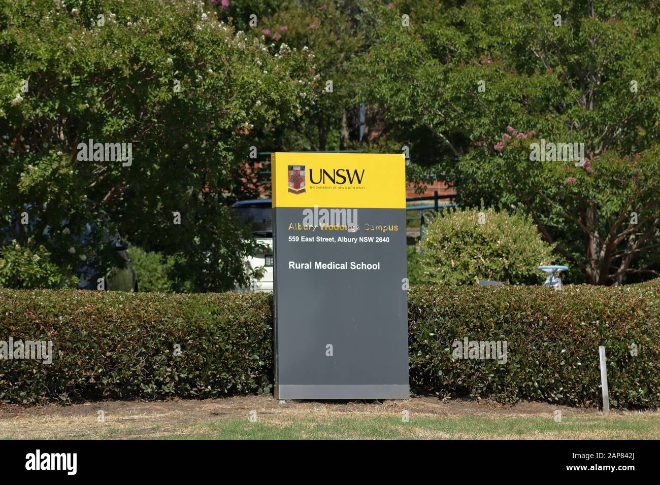 Rural Medical school, University of NSW, Albury, Australia Stock Photo