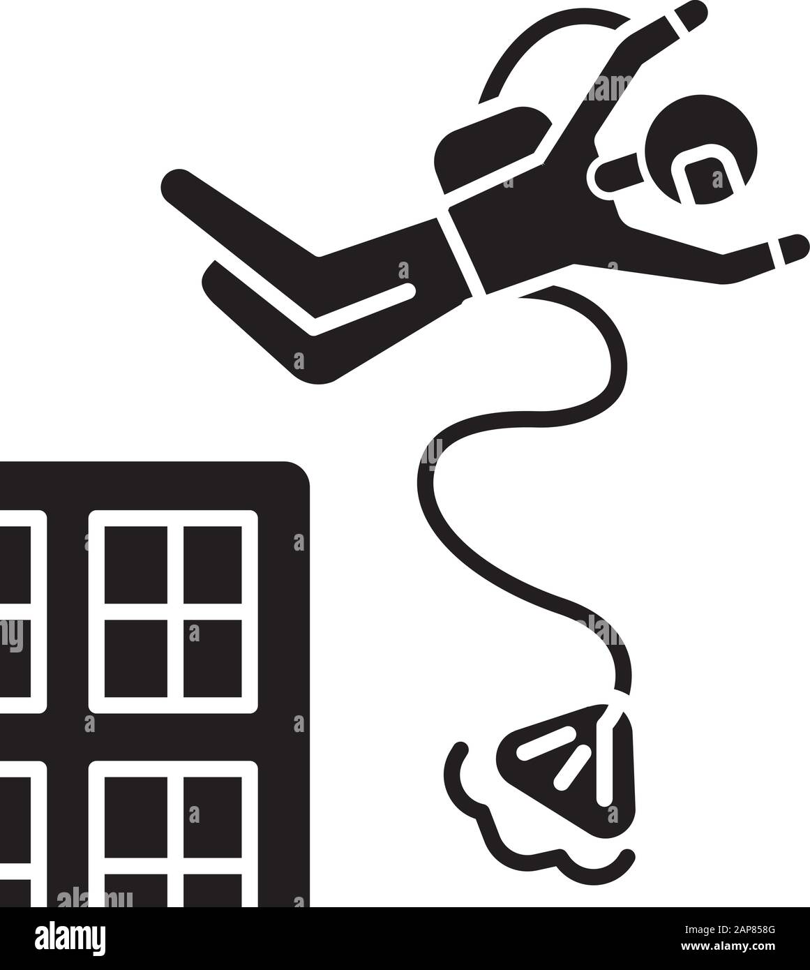 Freefall silhouette Stock Vector Images - Alamy