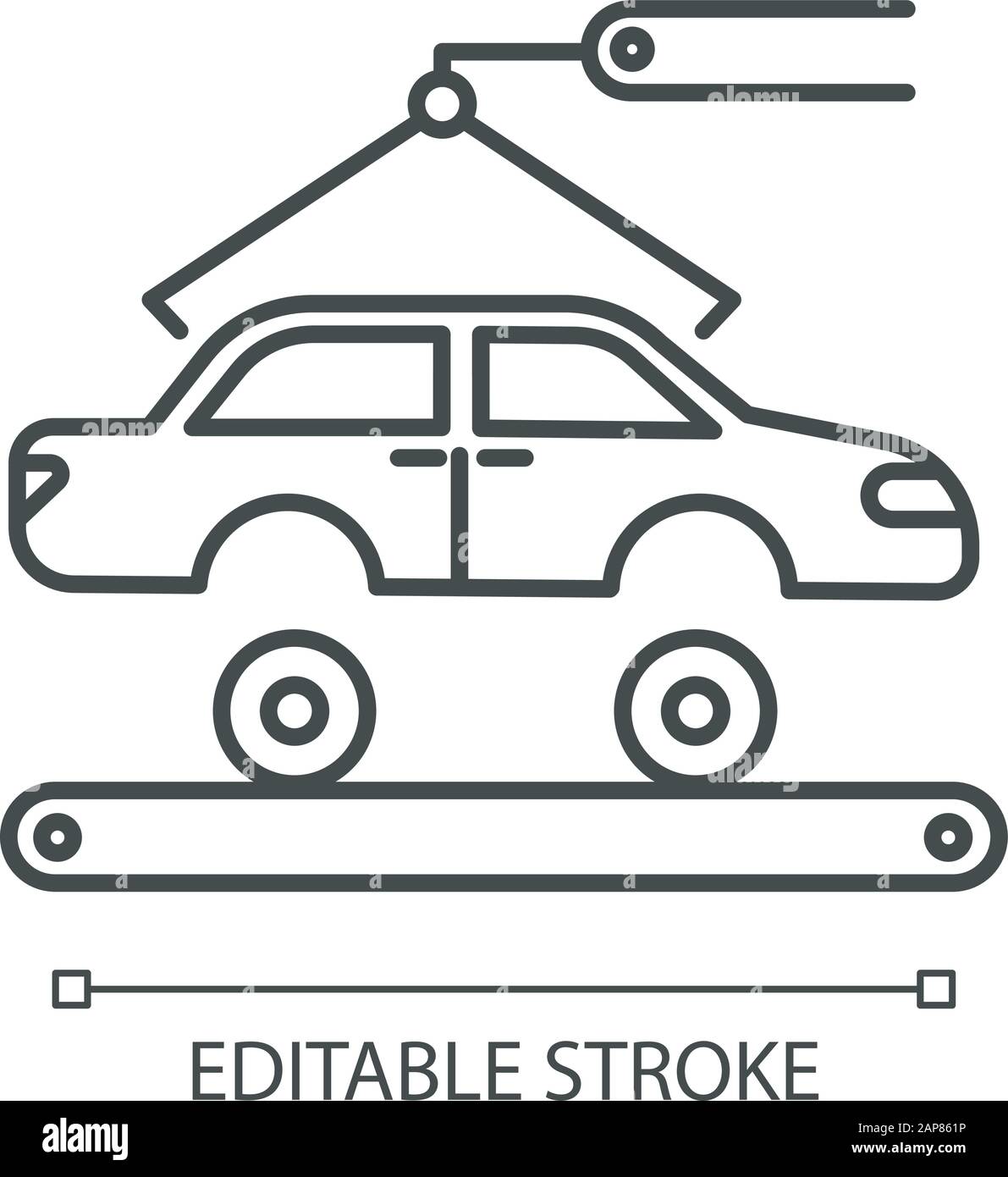 picture Symbol Automotive Industry Icon https www alamy com automotive industry linear icon car production vehicle factory automobile repair machinery maintenance thin line illustration contour symbol v image340699794 html
