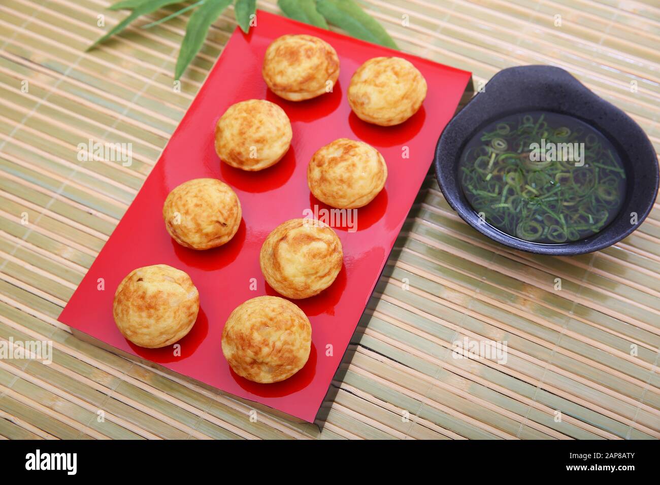 Akashiyaki Small Round Dumpling Stock Photo Alamy