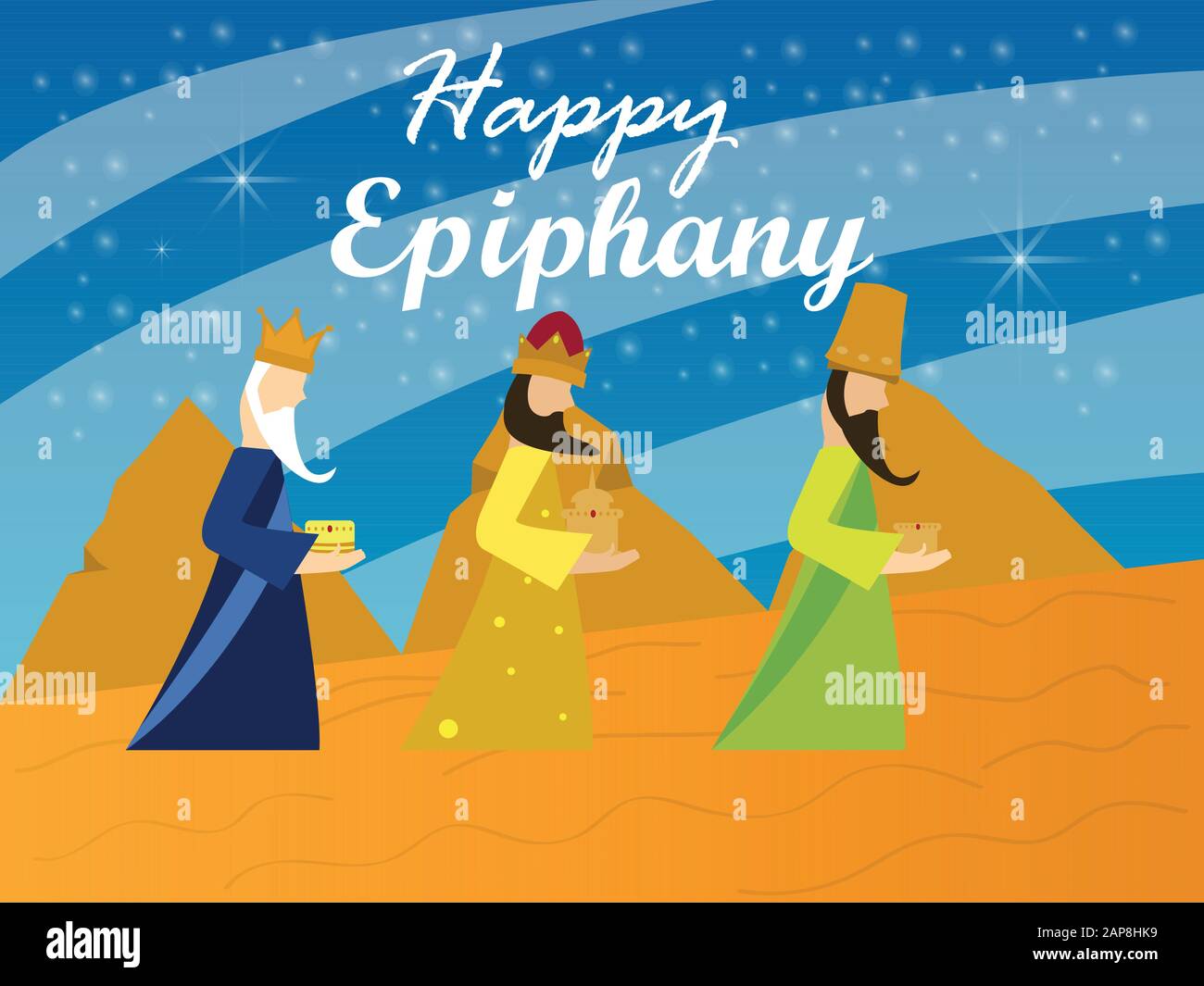 Happy Epiphany day card Stock Vector Image & Art Alamy