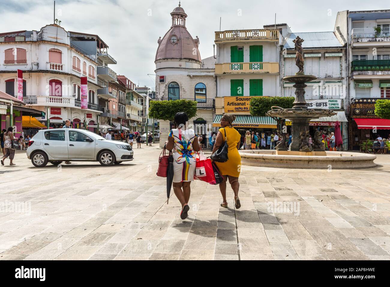PointeaPitre, Guadeloupe December 14, 2018 Street view of Pointea