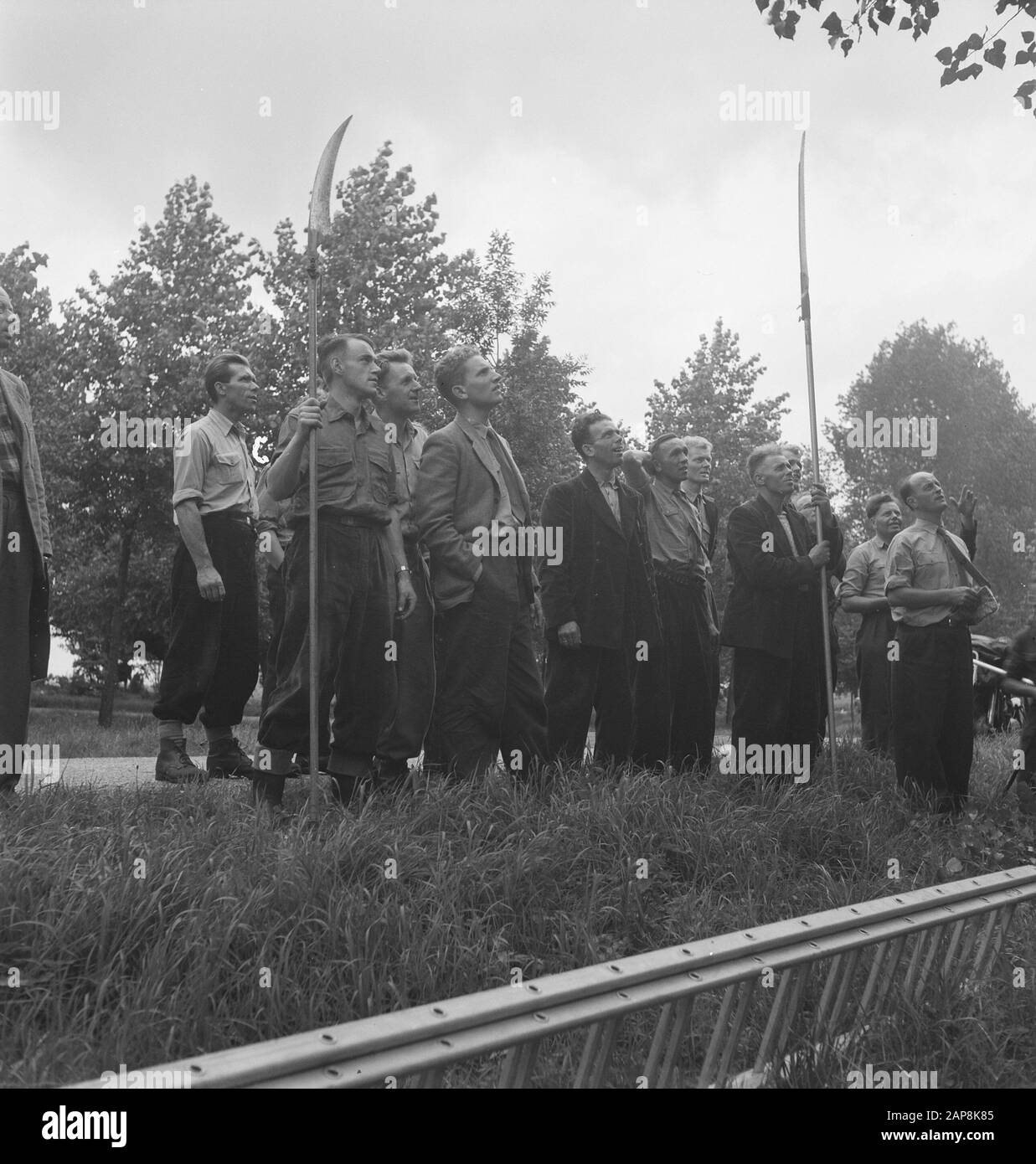 workers, tools, trees, watch Date: undated Keywords: workers, trees, tools, watch Stock Photo