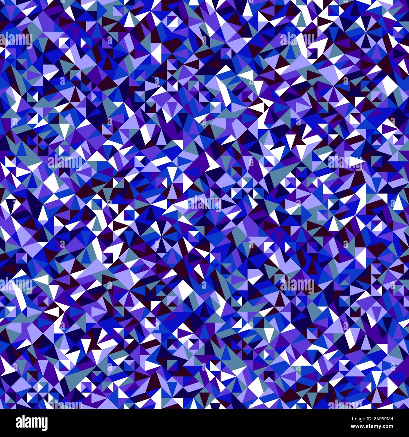 Geometrical mosaic triangle pattern background - abstract vector design from triangles Stock Vector
