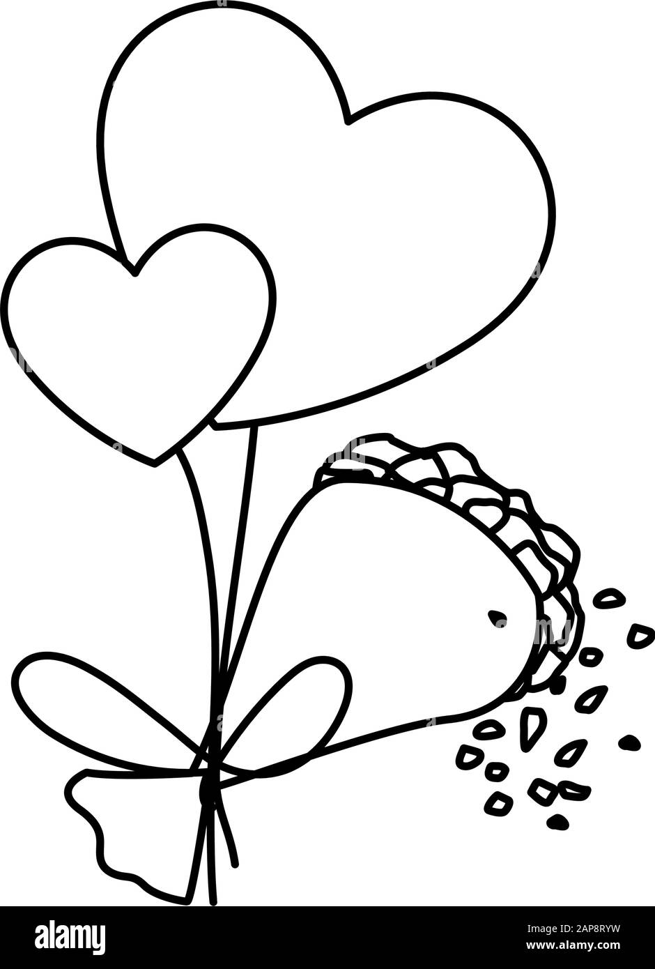set of icons valentines day vector illustration design Stock Vector ...