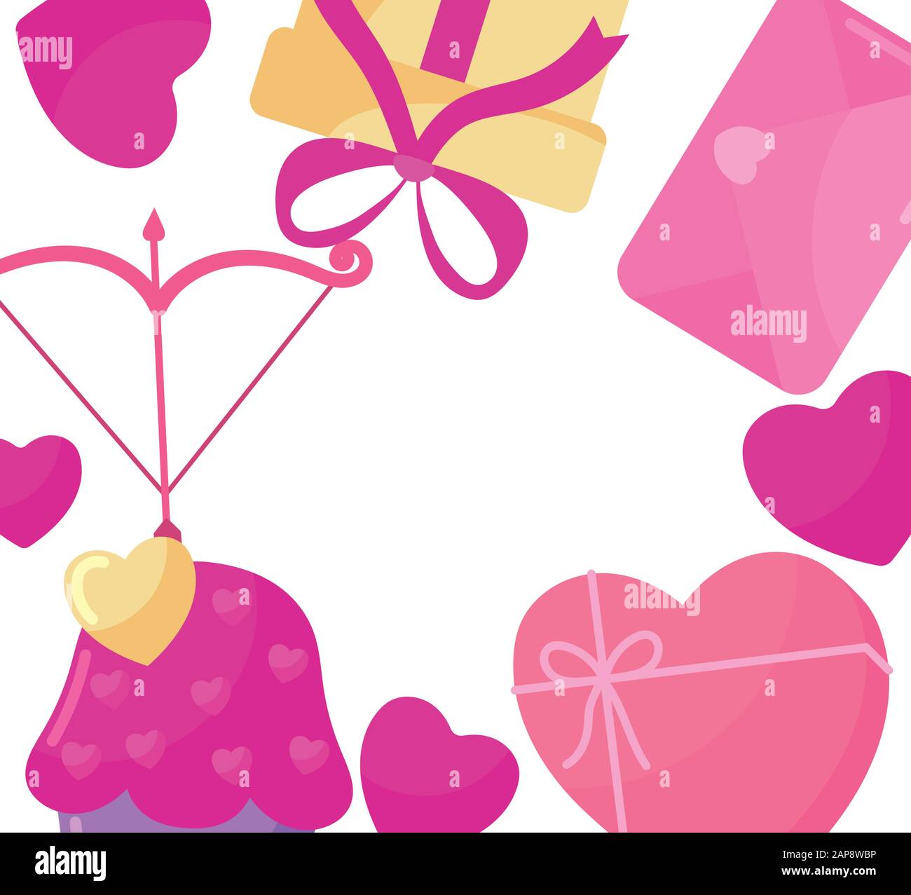 Icon set design of love passion romantic valentines day wedding ...