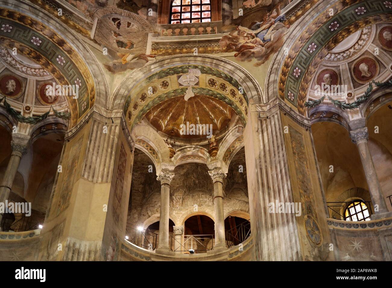 Ravenna, Italy - Sept 11, 2019: Interior of Basilica of San Vitale ...