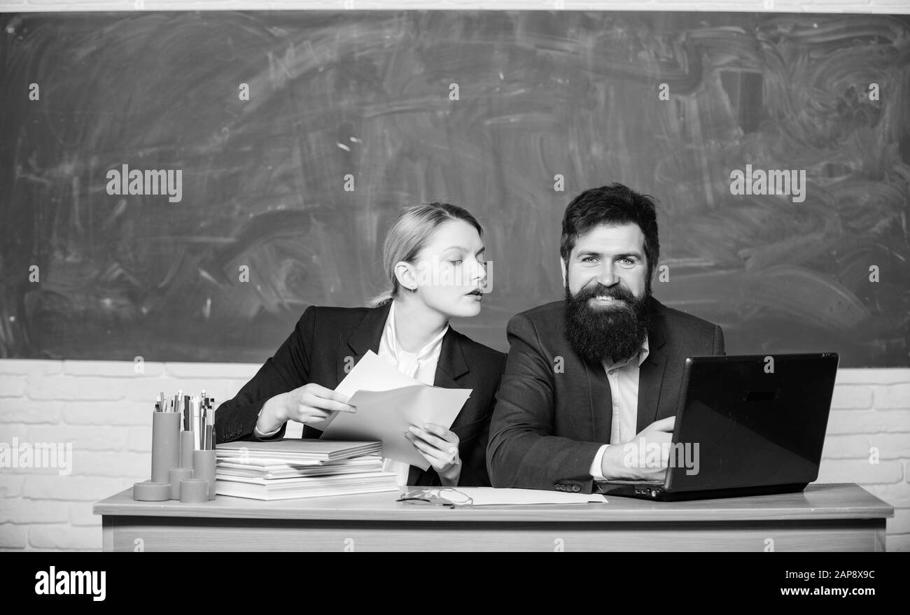 Headteacher classroom Black and White Stock Photos & Images - Alamy