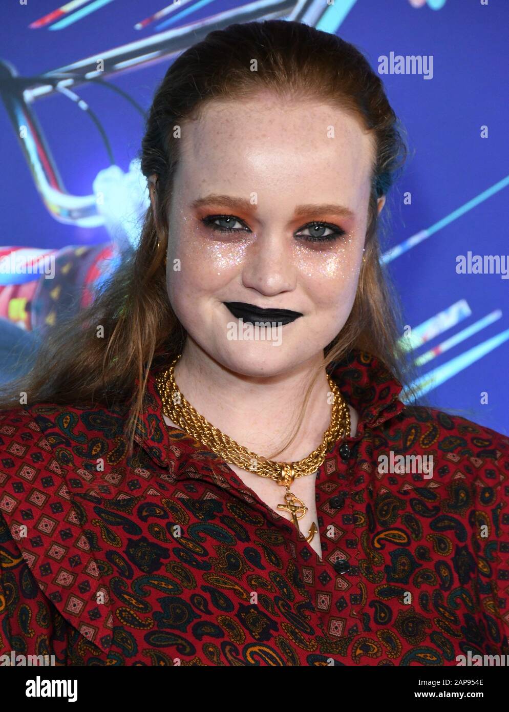 21 January 2020 - Los Angeles, California - Liv Hewson. Cirque Du Soleil's ''Volta'' Los Angeles Premiere held at Dodger Stadium. (Credit Image: © Birdie Thompson/AdMedia via ZUMA Wire) Stock Photo