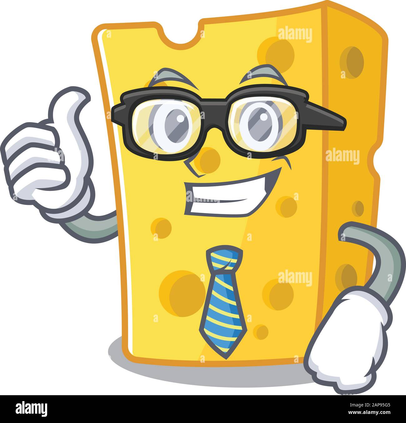 cartoon character of Businessman emmental cheese wearing glasses Stock  Vector Image & Art - Alamy